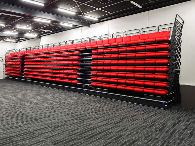 體驗(yàn)場(chǎng)館電動(dòng)伸縮看臺(tái)座椅